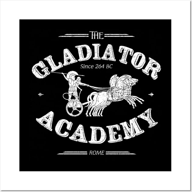 Gladiator Academy, distressed Wall Art by hauntedjack